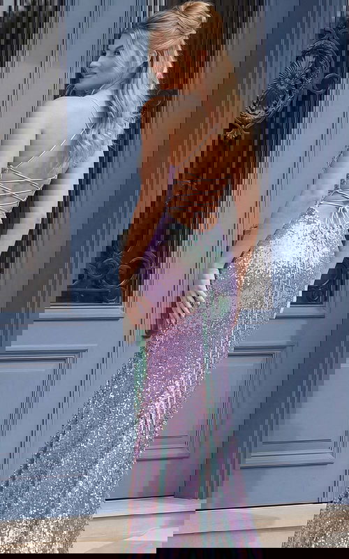 backless sequin prom dress 39099